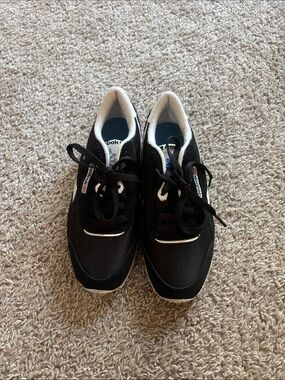 Reebok Black and White Kids Athletic Sneakers